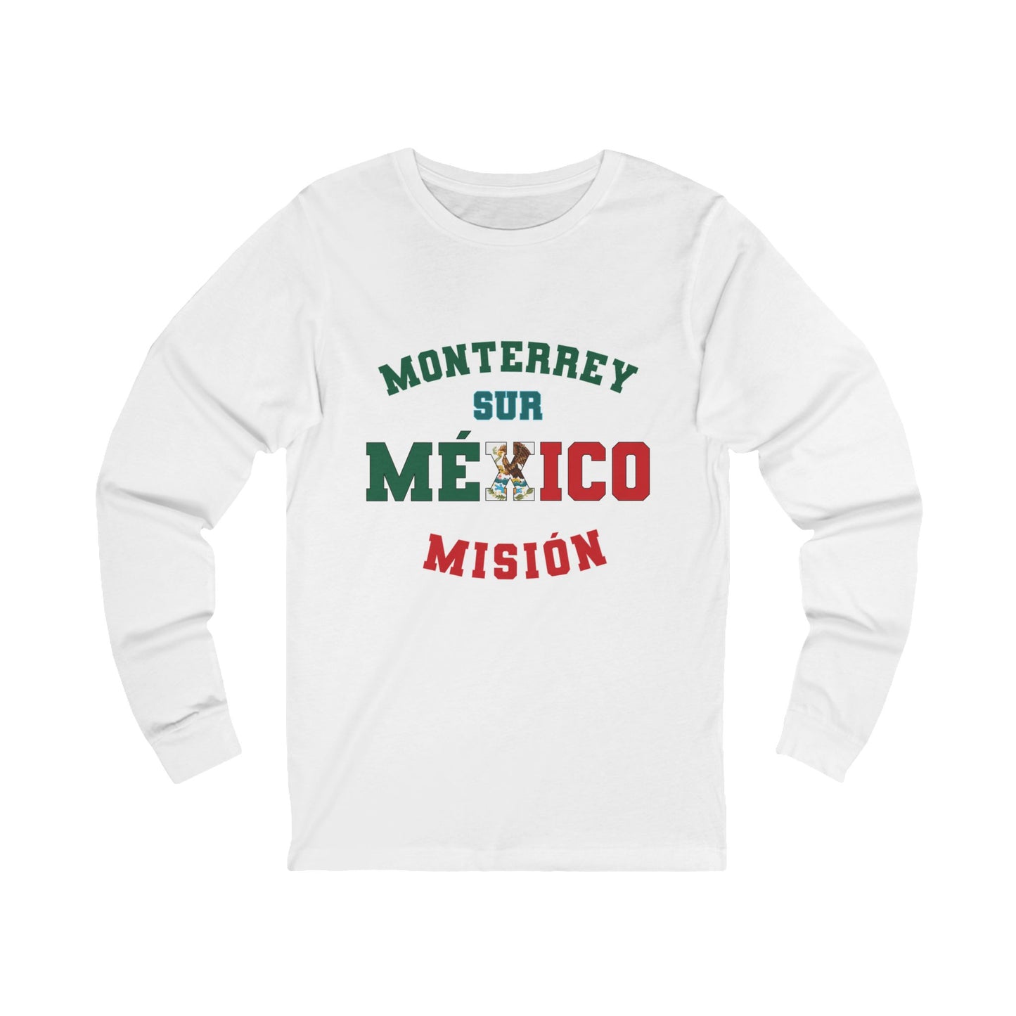 Mexico Monterrey South Spanish - Unisex Long Sleeve Cotton Jersey