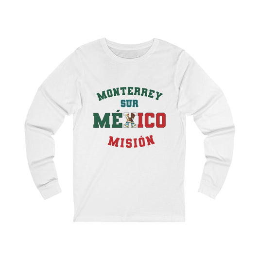 Mexico Monterrey South Spanish - Unisex Long Sleeve Cotton Jersey