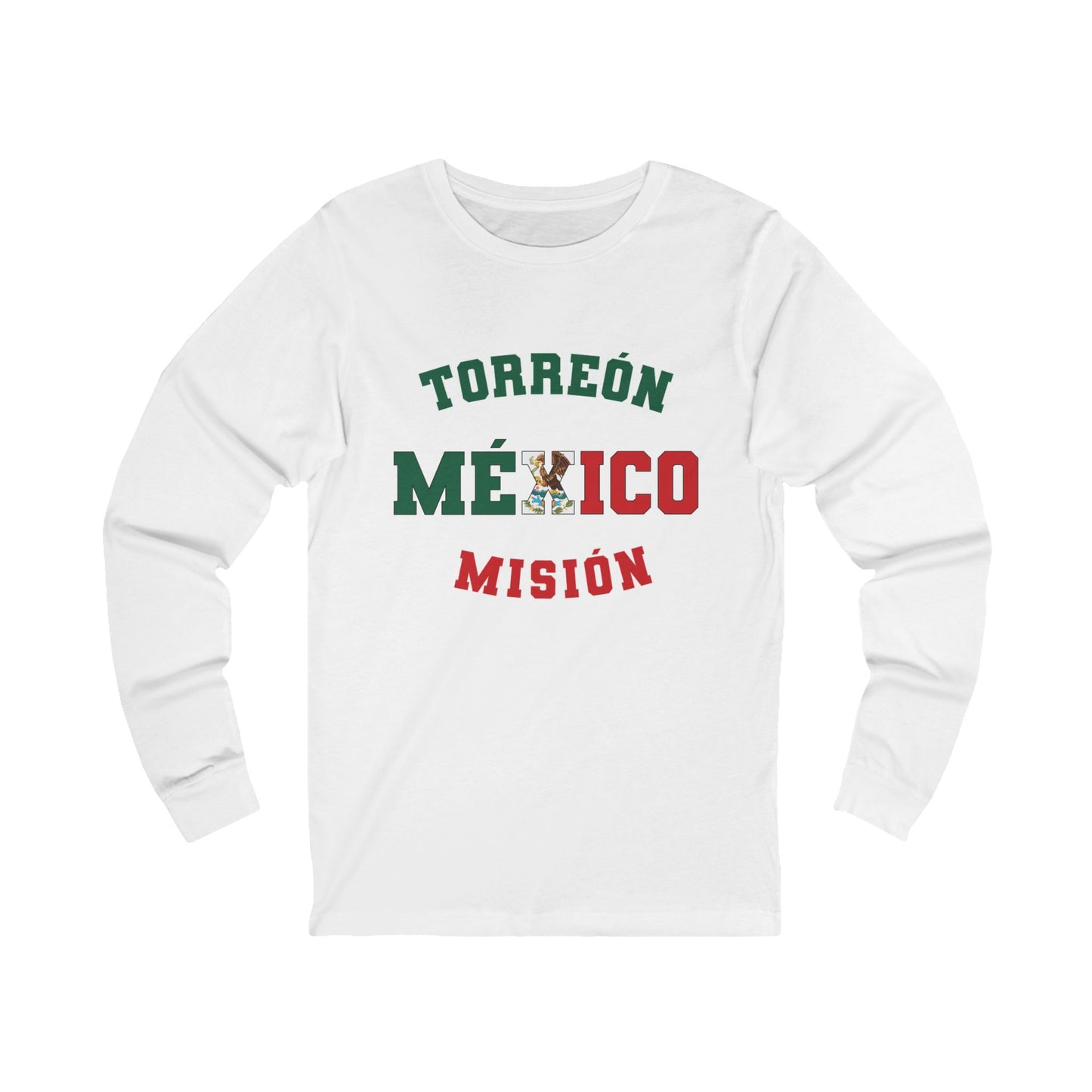 Mexico Torreon Spanish - Unisex Long Sleeve Cotton Jersey