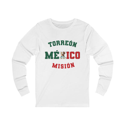 Mexico Torreon Spanish - Unisex Long Sleeve Cotton Jersey