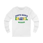 Brazil Santa Maria Portuguese - Unisex Long Sleeve Cotton Jersey