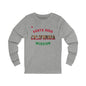 California Santa Rosa English - Unisex Long Sleeve Cotton Jersey