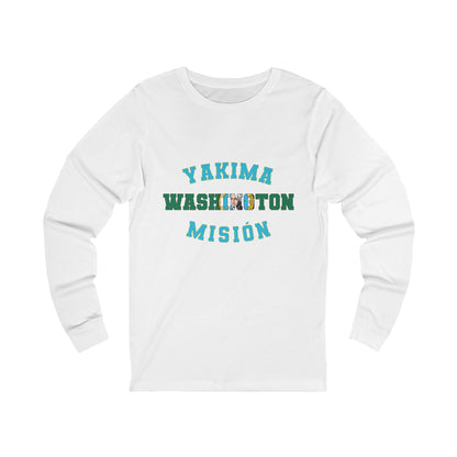 Washington Yakima Spanish - Unisex Long Sleeve Cotton Jersey