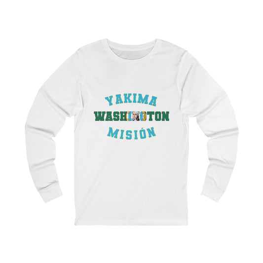 Washington Yakima Spanish - Unisex Long Sleeve Cotton Jersey