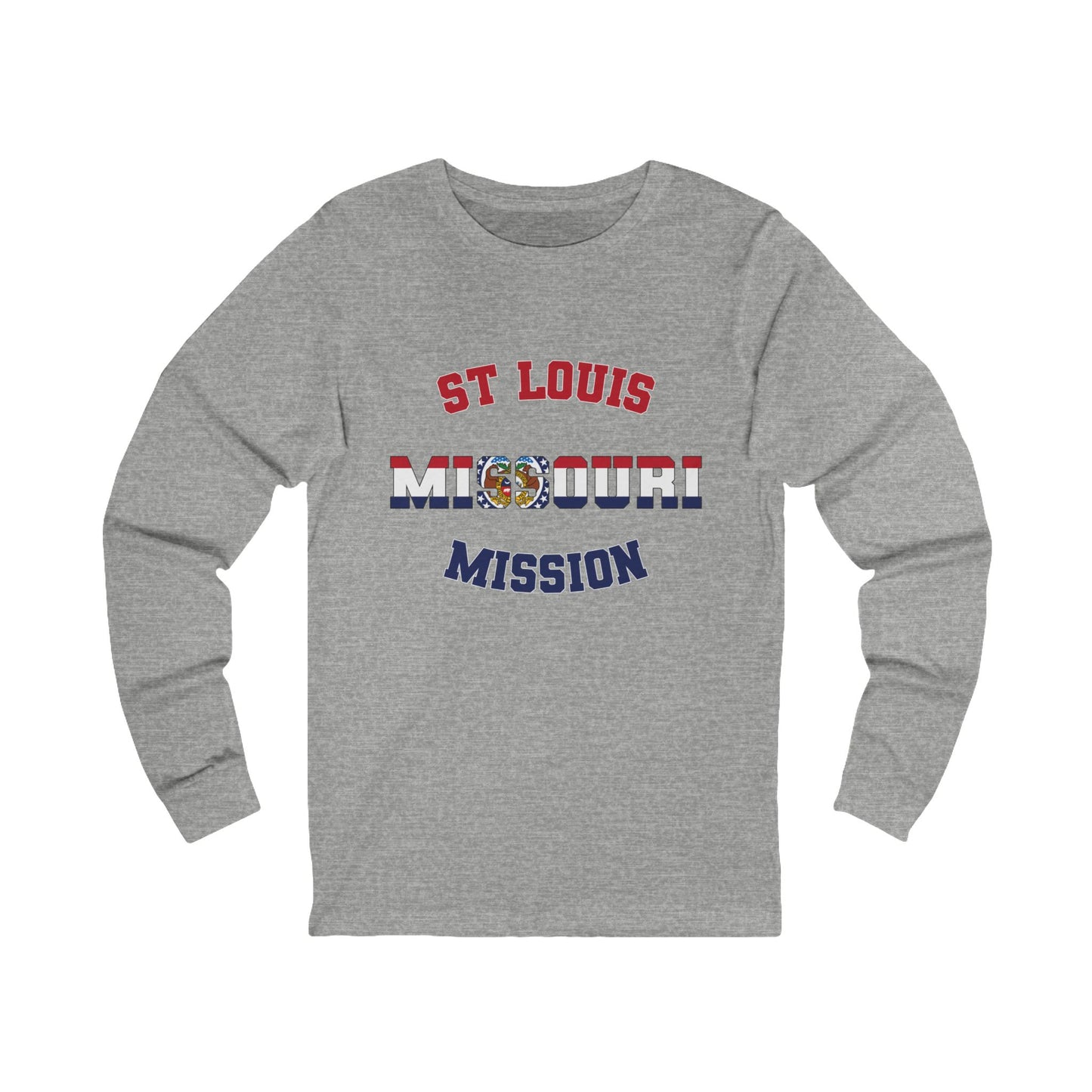 Missouri St Louis English - Unisex Long Sleeve Cotton Jersey