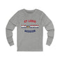 Missouri St Louis English - Unisex Long Sleeve Cotton Jersey