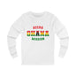Ghana Accra English - Unisex Long Sleeve Cotton Jersey