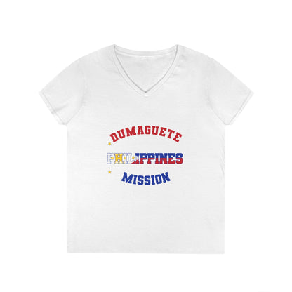 Philippines Dumaguete English - Ladies' V-Neck T-Shirt