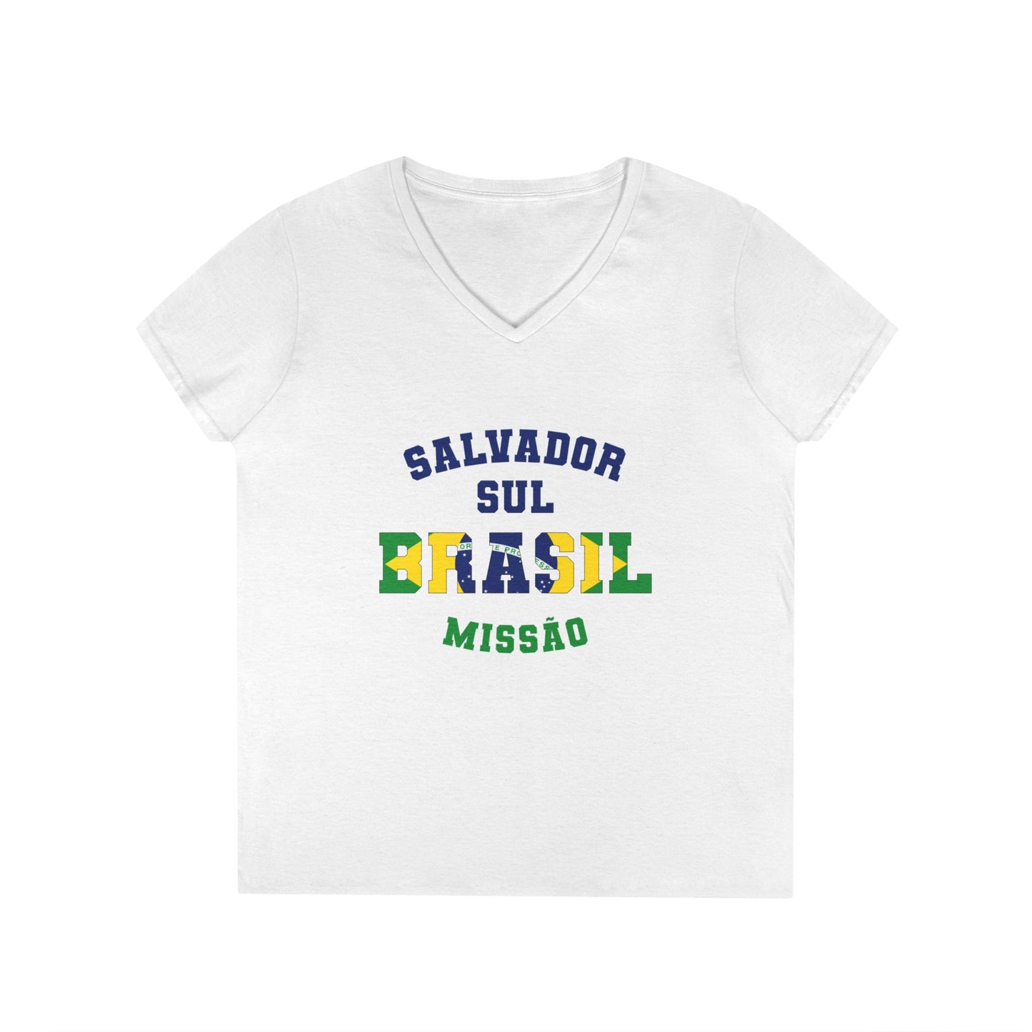Brazil Salvador South Portuguese - Ladies' V-Neck T-Shirt