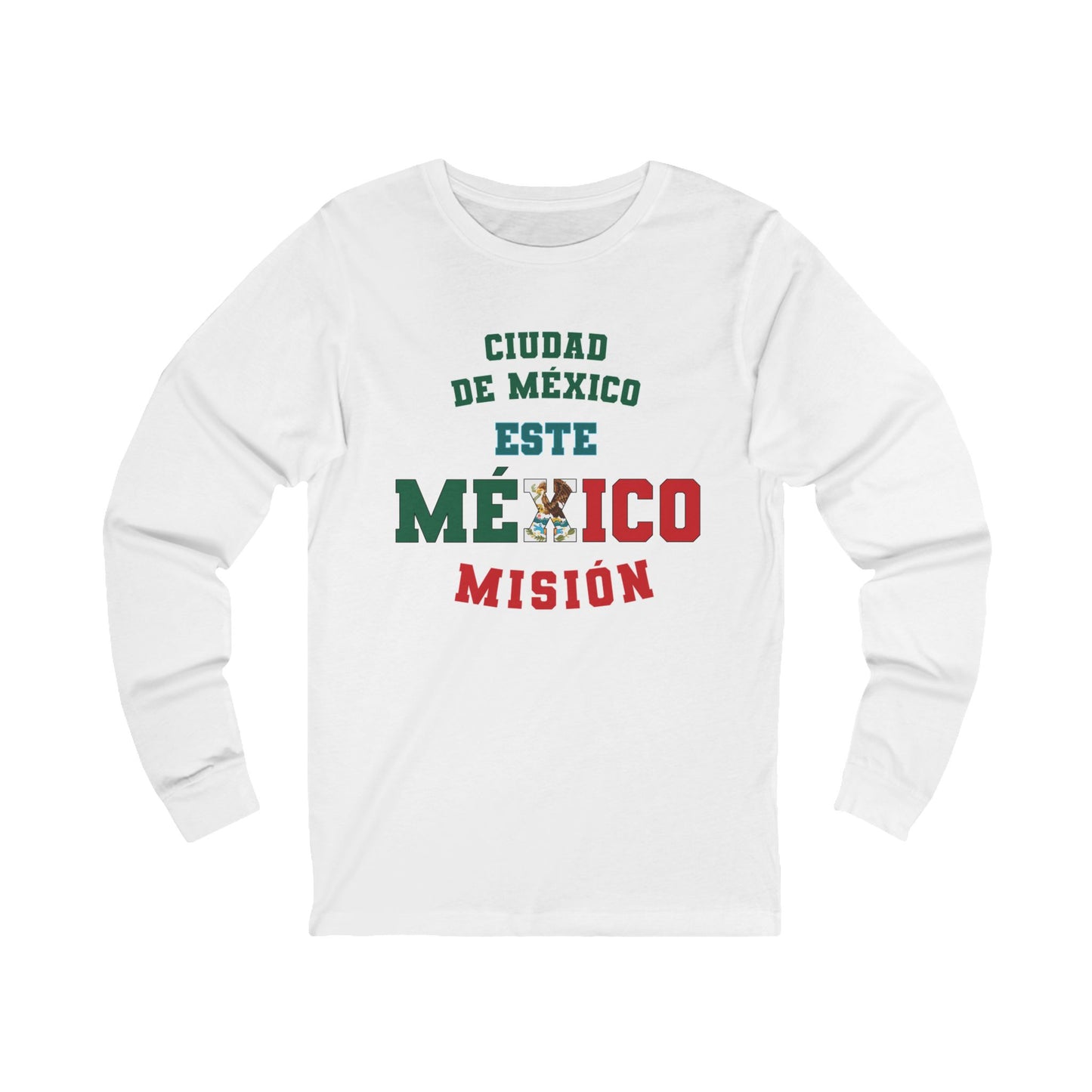 Mexico Mexico City East Spanish - Unisex Long Sleeve Cotton Jersey