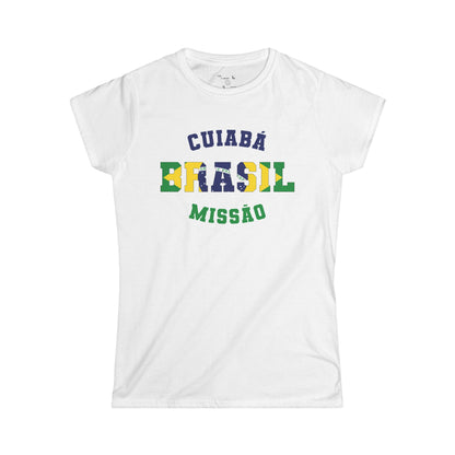 Brazil Cuiaba Portuguese - The Classic P-Day Tee for Ladies