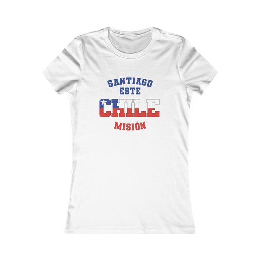 Chile Santiago East Spanish - Ladies' New Favorite Tee