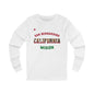 California San Bernadino Spanish - Unisex Long Sleeve Cotton Jersey