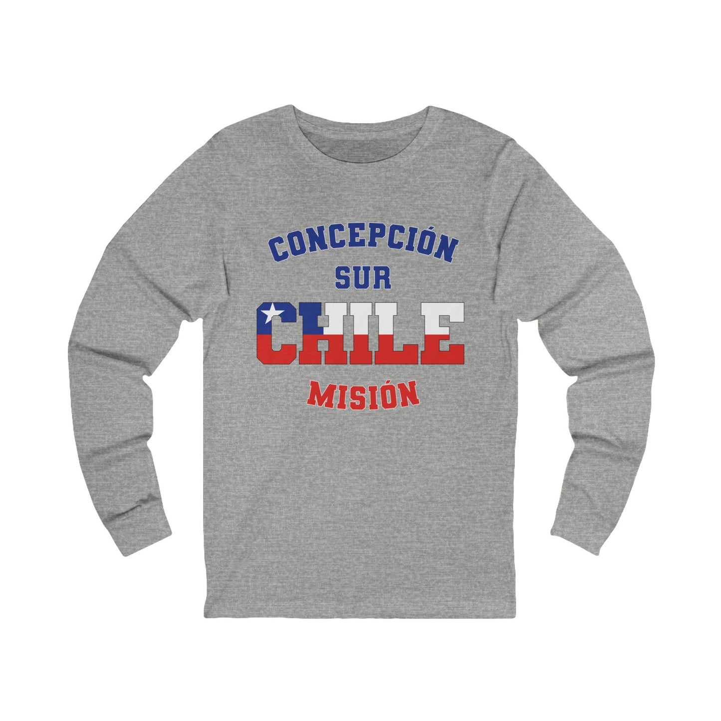 Chile Concepcion South Spanish - Unisex Long Sleeve Cotton Jersey