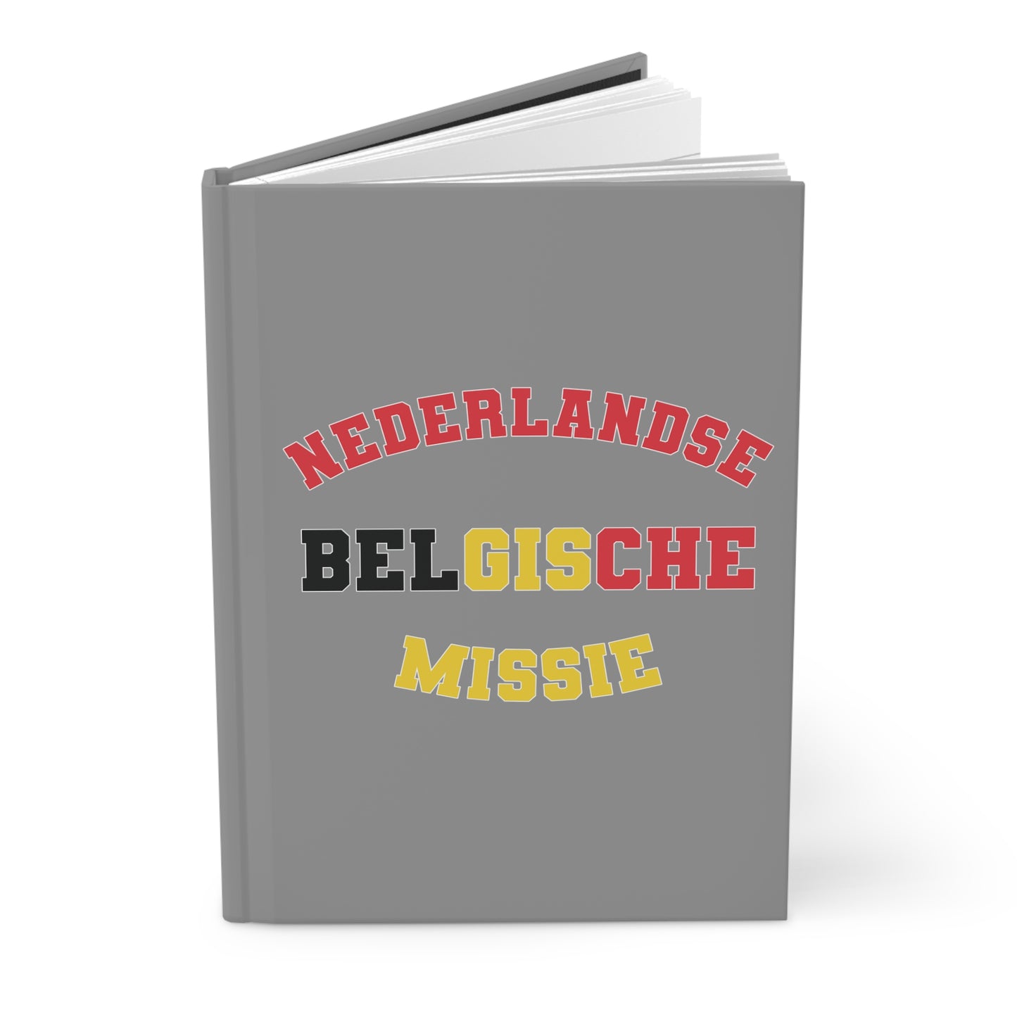 Belgium/Netherlands Dutch - Belgium Flag - Hardcover Journal