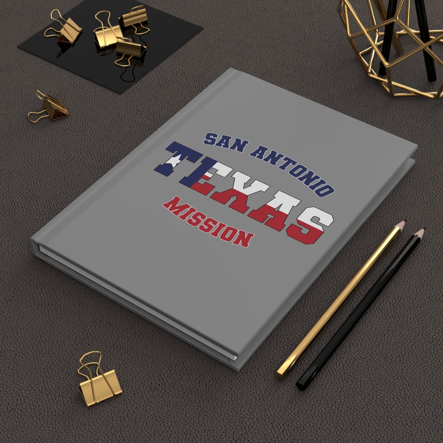 Texas San Antonio English - Hardcover Journal