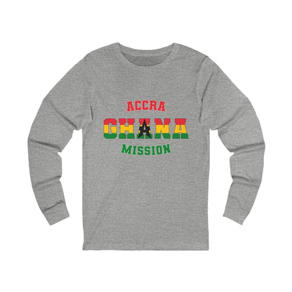 Ghana Accra English - Unisex Long Sleeve Cotton Jersey
