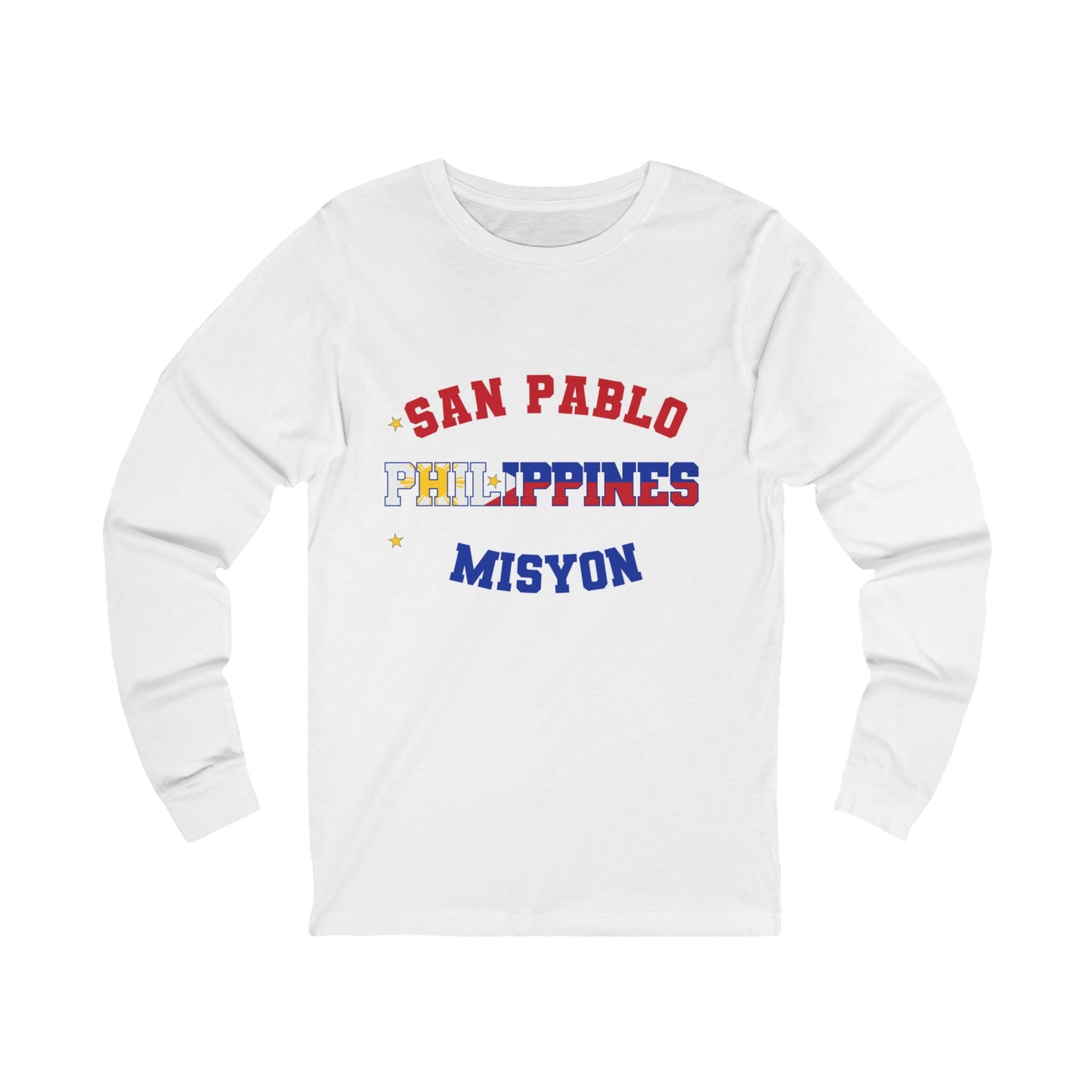 Philippines San Pablo Tagalog - Unisex Long Sleeve Cotton Jersey