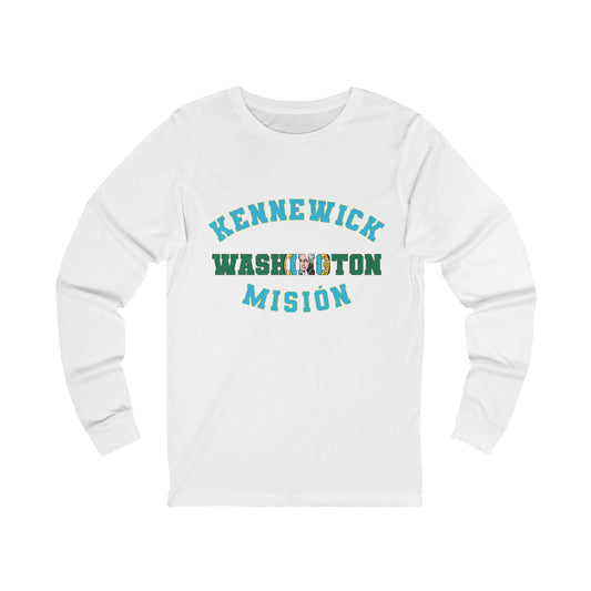 Washington Kennewick Spanish - Unisex Long Sleeve Cotton Jersey