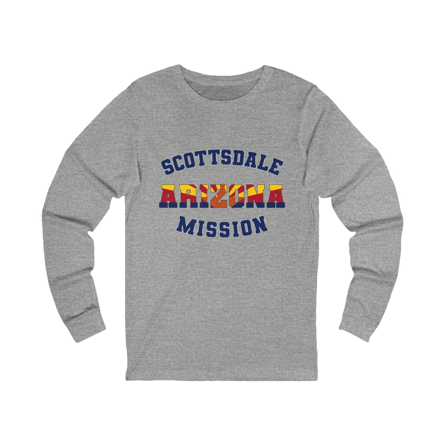 Arizona Scottsdale English - Unisex Long Sleeve Cotton Jersey