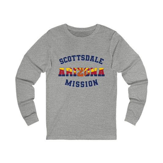 Arizona Scottsdale English - Unisex Long Sleeve Cotton Jersey