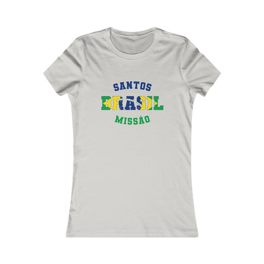 Brazil Santos Portuguese - Ladies' New Favorite Tee