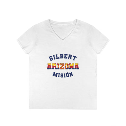 Arizona Gilbert Spanish - Ladies' V-Neck T-Shirt