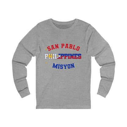 Philippines San Pablo Tagalog - Unisex Long Sleeve Cotton Jersey