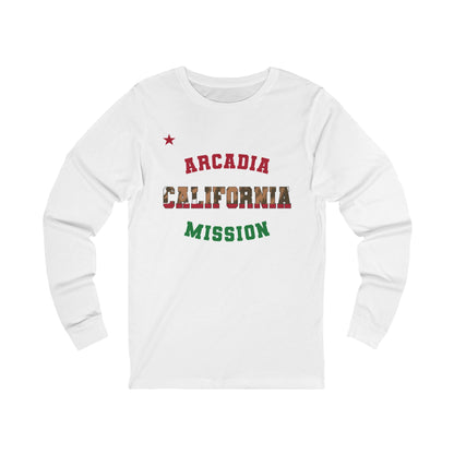 California Arcadia English - Unisex Long Sleeve Cotton Jersey