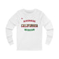 California Riverside English - Unisex Long Sleeve Cotton Jersey