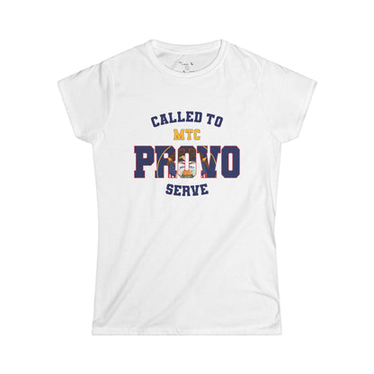 Provo MTC English Old Utah Flag - The Classic P-Day Tee for Ladies