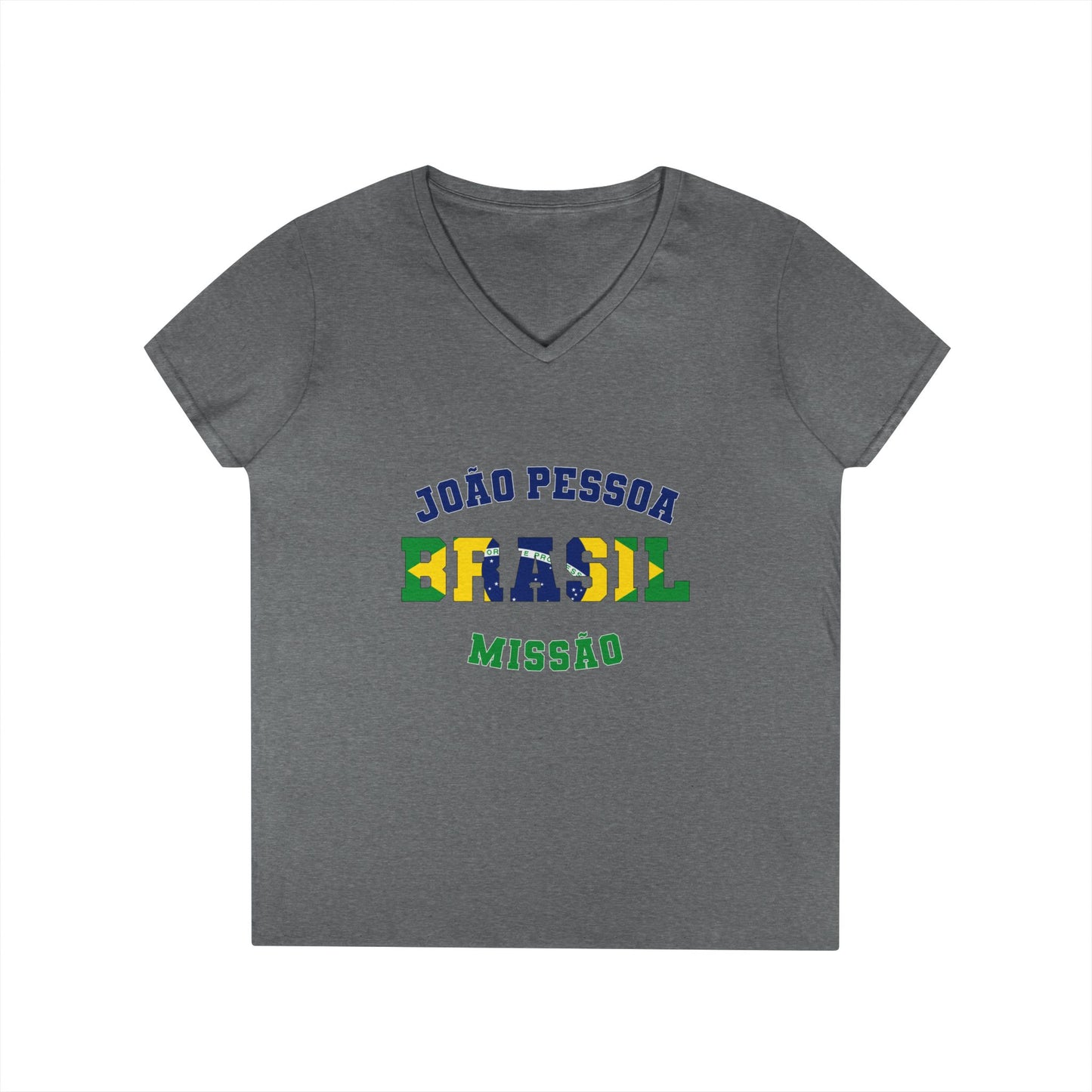 Brazil Joao Pessoa Portuguese - Ladies' V-Neck T-Shirt