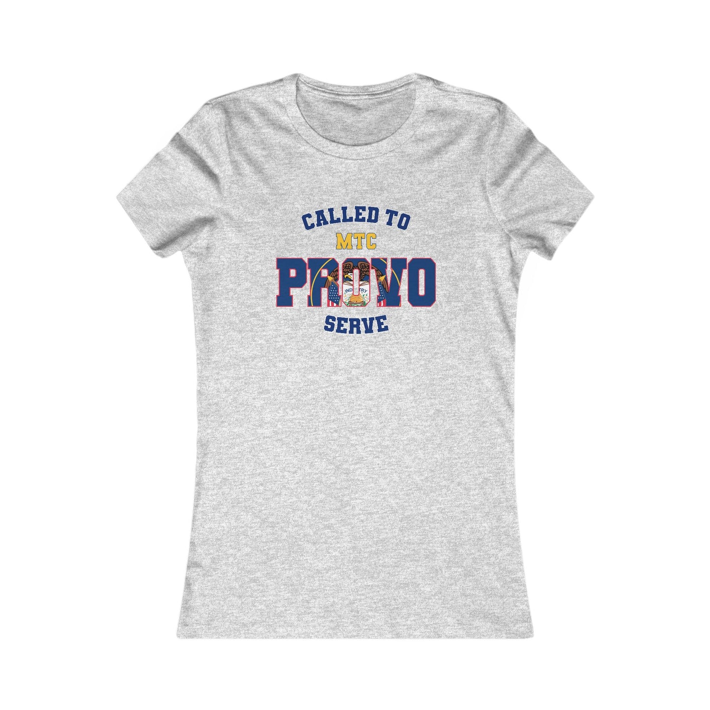 Provo MTC English Old Utah Flag - Ladies' New Favorite Tee