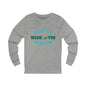 Washington Seattle English - Unisex Long Sleeve Cotton Jersey