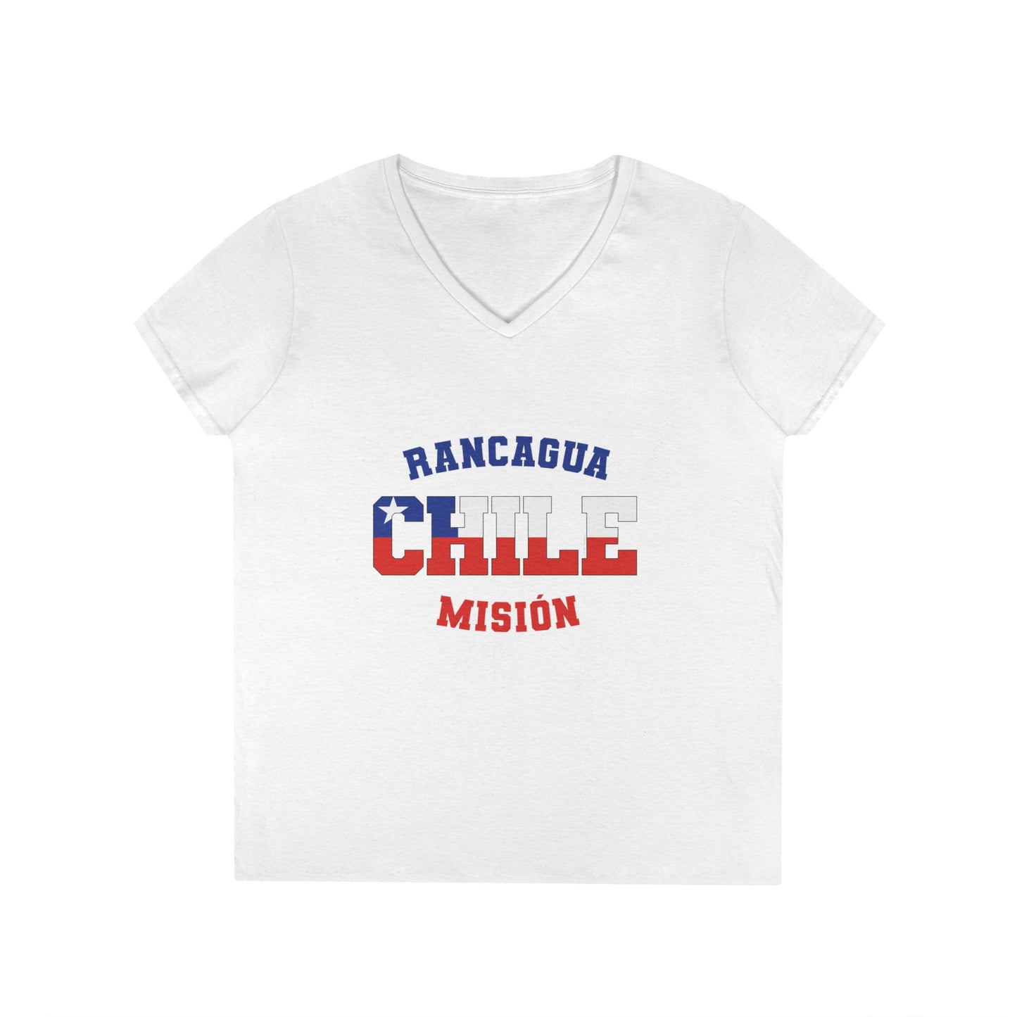 Chile Rancagua Spanish - Ladies' V-Neck T-Shirt