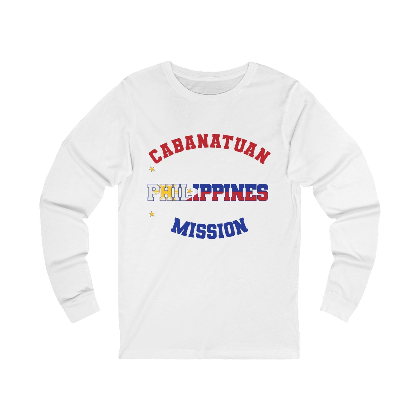 Philippines Cabanatuan English - Unisex Long Sleeve Cotton Jersey