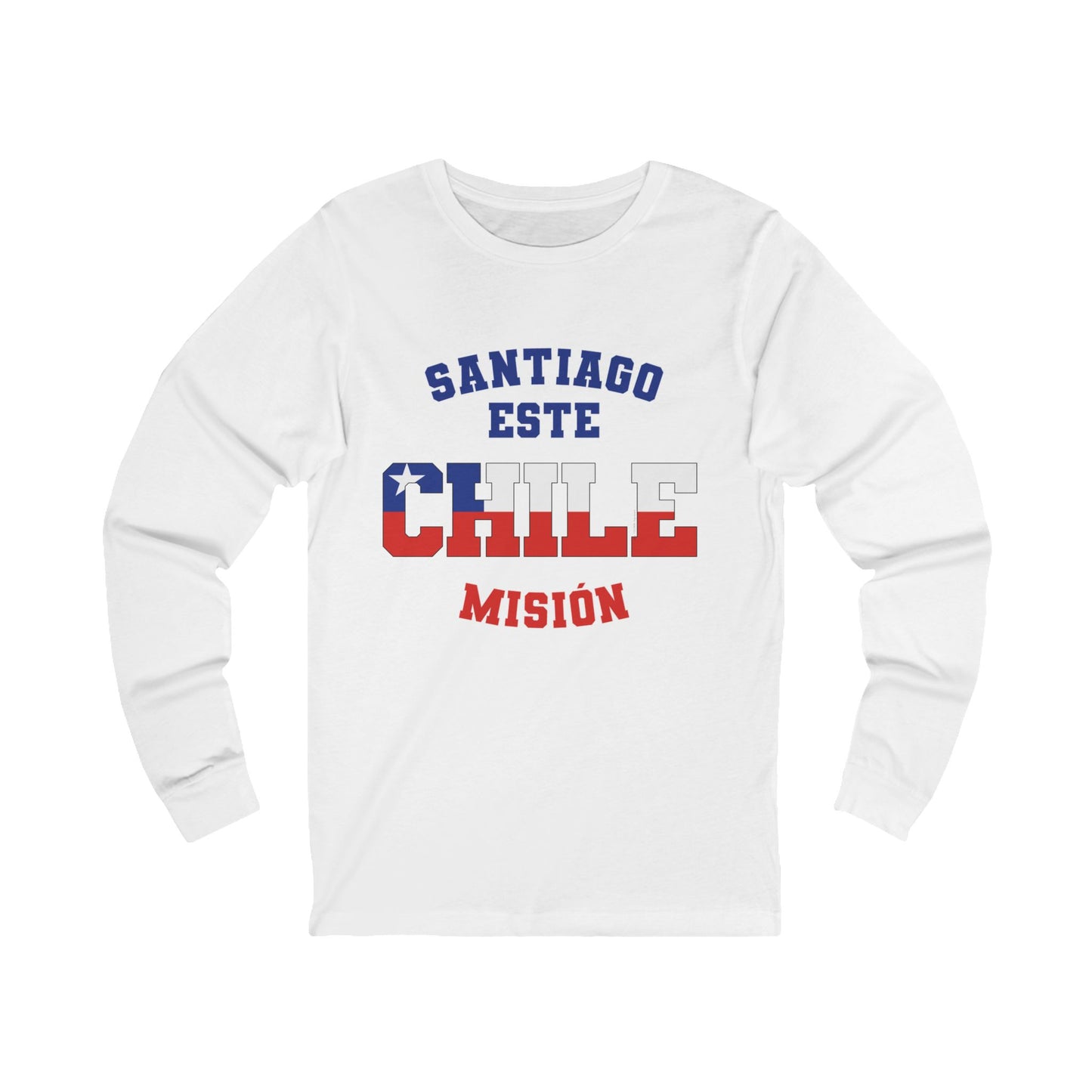 Chile Santiago East Spanish - Unisex Long Sleeve Cotton Jersey