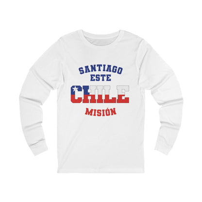 Chile Santiago East Spanish - Unisex Long Sleeve Cotton Jersey
