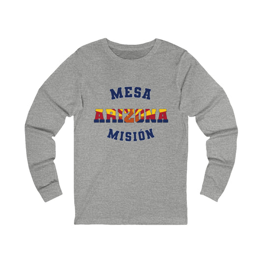 Arizona Mesa Spanish - Unisex Long Sleeve Cotton Jersey