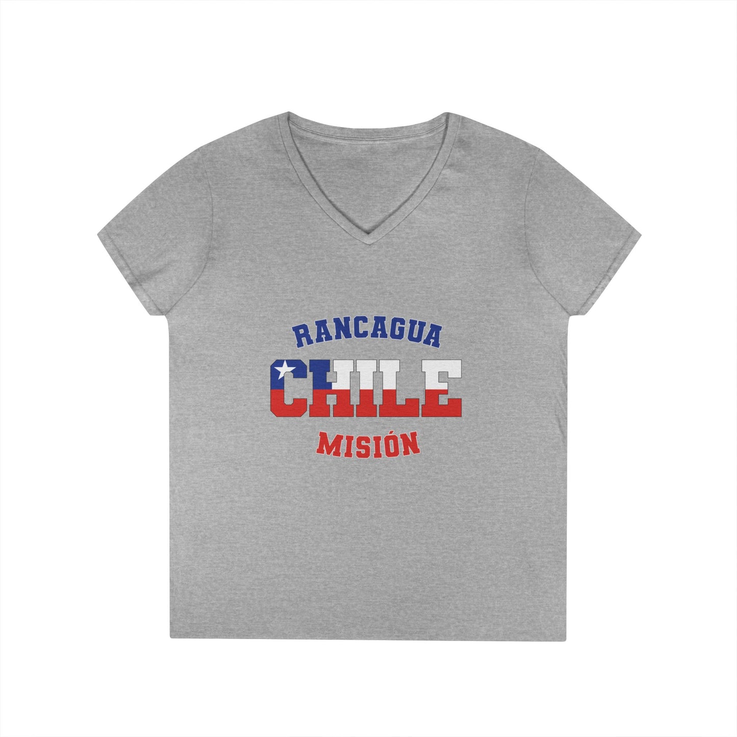 Chile Rancagua Spanish - Ladies' V-Neck T-Shirt