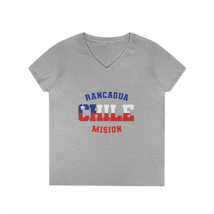 Chile Rancagua Spanish - Ladies' V-Neck T-Shirt