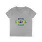 Brazil Natal Portuguese - Ladies' V-Neck T-Shirt