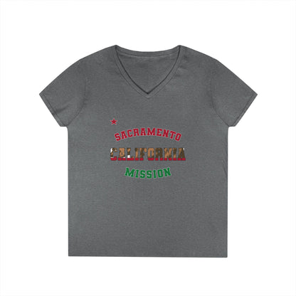 California Sacramento English - Ladies' V-Neck T-Shirt