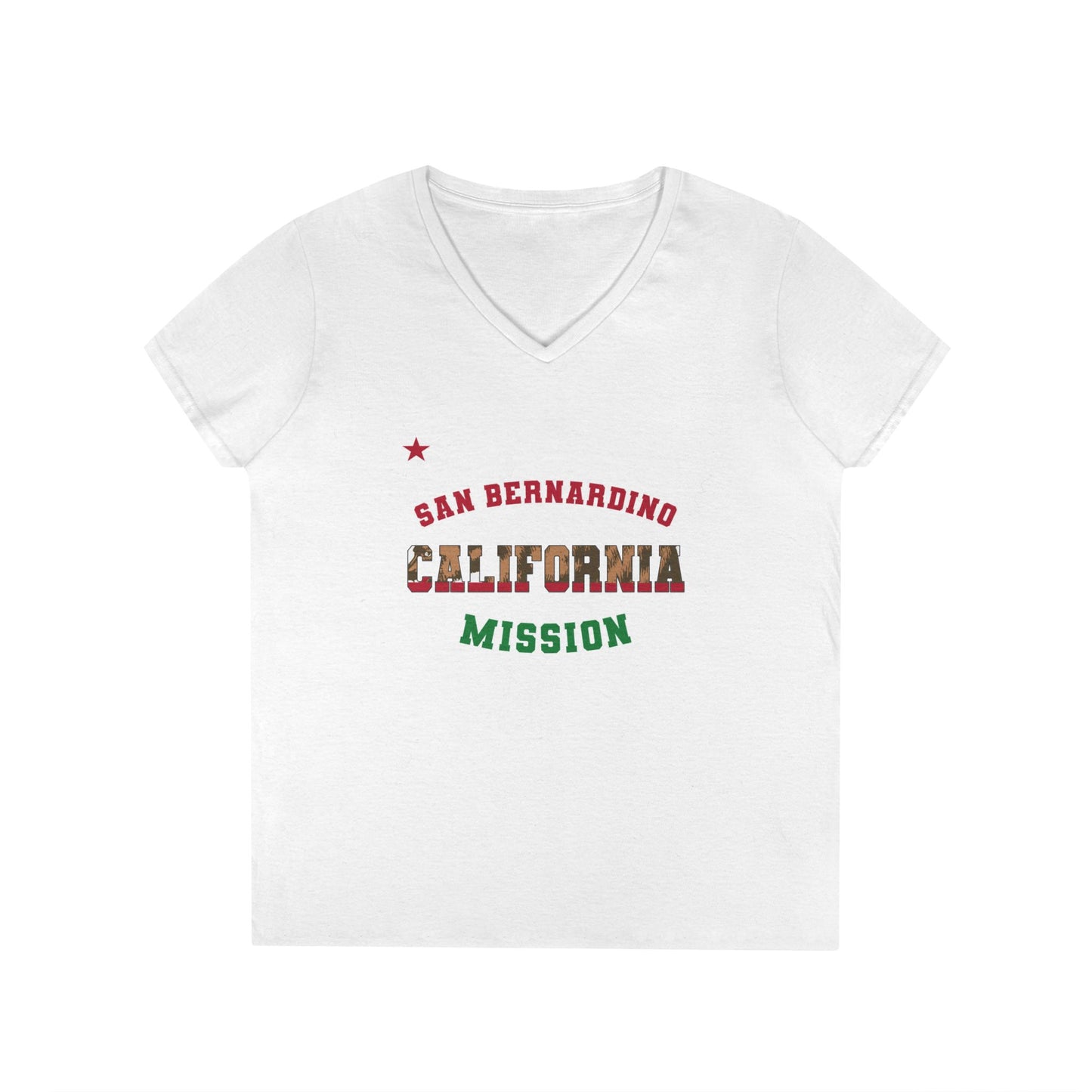 California San Bernadino English - Ladies' V-Neck T-Shirt
