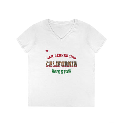 California San Bernadino English - Ladies' V-Neck T-Shirt