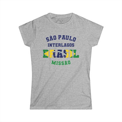 Brazil Sao Paulo Interlagos Portuguese - The Classic P-Day Tee for Ladies
