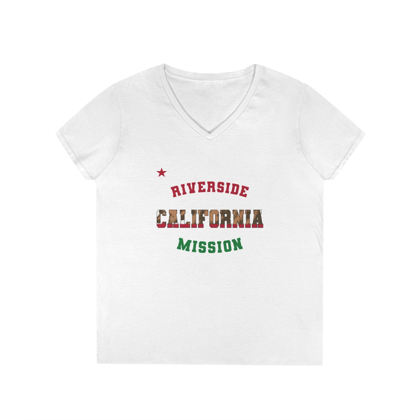 California Riverside English - Ladies' V-Neck T-Shirt