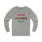 California Fresno Spanish - Unisex Long Sleeve Cotton Jersey