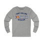 Colorado Fort Collins English - Unisex Long Sleeve Cotton Jersey