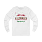 California Oakland English - Unisex Long Sleeve Cotton Jersey
